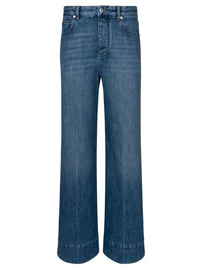 Bottega Veneta Vintage Indigo Denim Jeans In Blue