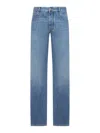 Bottega Veneta Vintage Indigo Straight Leg Jeans In Blue