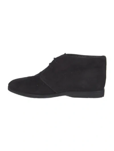 Pre-owned Bottega Veneta Vintage Intrecciato Weave Lace-up Boots In Multi