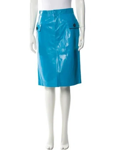 Pre-owned Bottega Veneta Vintage Knee-length Skirt In Blue