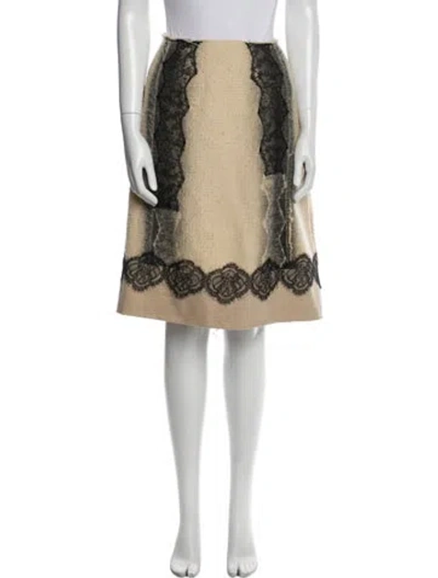 Pre-owned Bottega Veneta Vintage Knee-length Skirt In Neutral