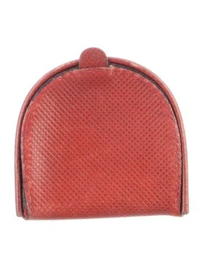 Pre-owned Bottega Veneta Vintage Leather Wallet In Red