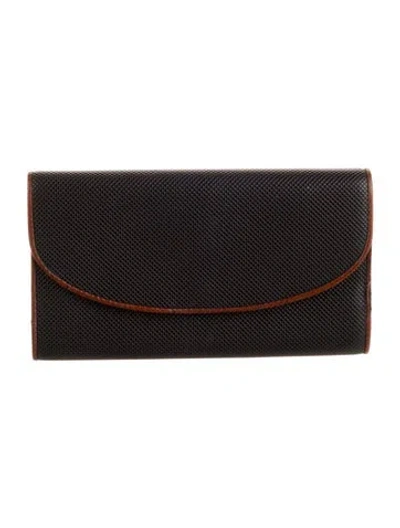 Pre-owned Bottega Veneta Vintage Marco Polo Wallet In Black