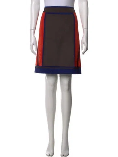 Pre-owned Bottega Veneta Vintage Mini Skirt In Blue