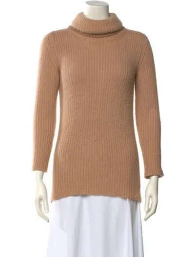 Pre-owned Bottega Veneta Vintage Turtleneck Sweater In Brown
