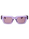 Bottega Veneta Violet Acetate Sunglasses