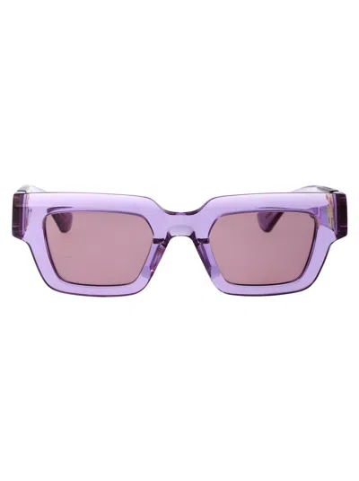 Bottega Veneta Violet Acetate Sunglasses