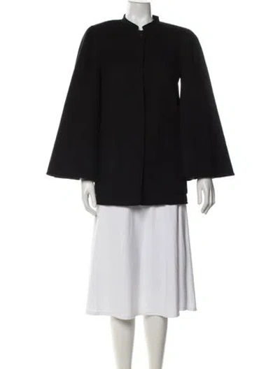 Pre-owned Bottega Veneta Virgin Wool Jacket In Black
