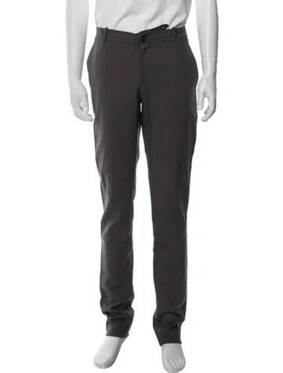 Pre-owned Bottega Veneta Virgin Wool Pants In Gray