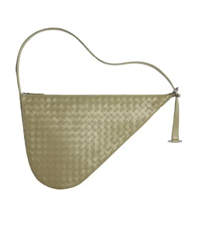 Bottega Veneta Virgule Logo Cross-body Bag In Nude