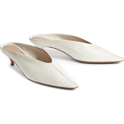 Bottega Veneta Virna Sabot Mule In White