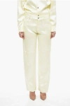 Bottega Veneta Viscose And Silk Blend Pants With Loose Fit