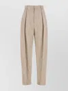 Bottega Veneta Light Grey Blend Pant In Brown
