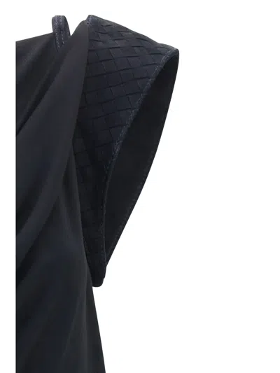 Bottega Veneta Viscose Crêpe Jersey Dress In Black
