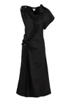 Bottega Veneta Women's Fluid Viscose Piercing Dress