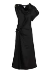 Bottega Veneta Women's Fluid Viscose Piercing Dress