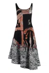 Bottega Veneta Viscose Dress In Multicolor