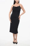 Bottega Veneta Viscose Dress With Metal Chain