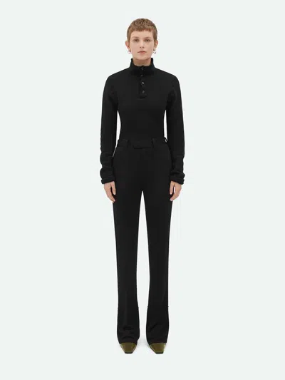 Bottega Veneta Viscose Flared Trousers