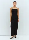 Bottega Veneta Sleeveless Midi Dress In Black