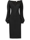 Shop Bottega Veneta Viscose Midi Dress
