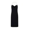 Bottega Veneta Sleeveless Midi Dress In Black
