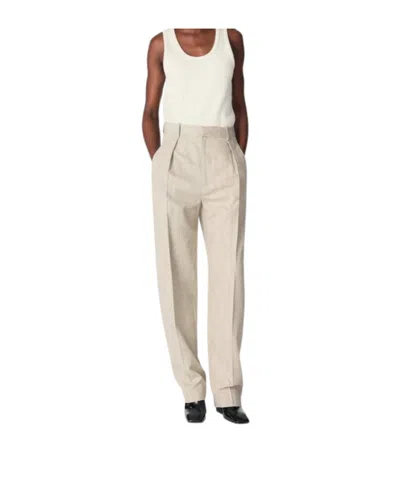 Bottega Veneta Hose Aus Viskose Und Seide In Gray