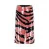 Bottega Veneta Multicolor Embellished Viscose Skirt In Multicolour