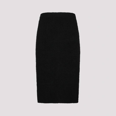 Bottega Veneta Viscose Skirt Xs In Black
