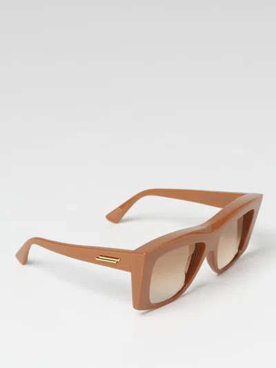 Bottega Veneta Visor Sunglasses In Acetate In Brown