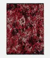 Bottega Veneta Volcanic Bouclè-decke In Red/black/white