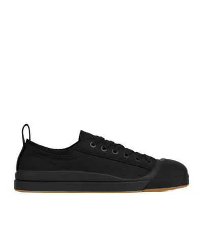 Bottega Veneta Vulcan Lace-up Sneakers In Black