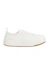 Bottega Veneta Vulcan Platform Sneaker In White