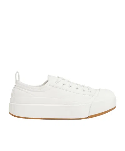 Bottega Veneta Vulcan Platform Sneaker In White