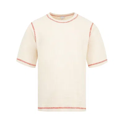 Pre-owned Bottega Veneta Waffle Tee 'chalk' | White | Men's Size Xl