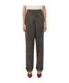 Bottega Veneta Waistband Loop Casual Pants In Black