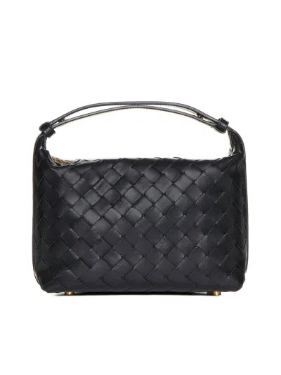 Bottega Veneta Wallace Bag In Black Leather