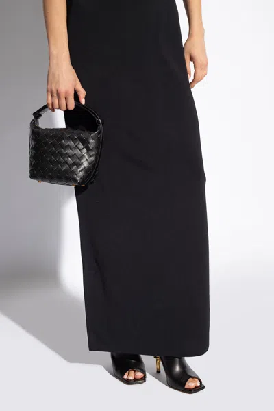 Bottega Veneta ‘wallace Mini' Handbag In Black