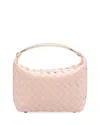 Bottega Veneta Wallace Small Intrecciato Leather Shoulder Bag In Cameo/gold