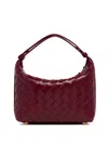 Bottega Veneta Burgundy Mini Wallace Bag In Red