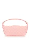Bottega Veneta Wallace Town Intrecciato 15 Venetian Calf In Pink