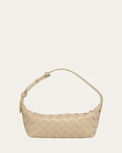 Bottega Veneta Wallace Town Pouch Shoulder Bag In Neutral
