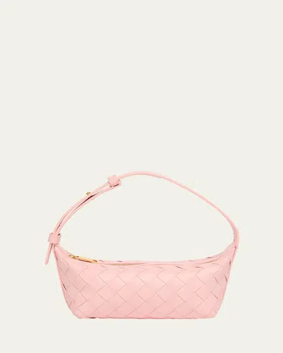 Bottega Veneta Wallace Town Pouch Shoulder Bag In Pink
