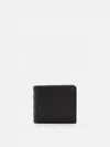 Bottega Veneta Men's Intrecciato Leather Bifold Wallet In 黑色