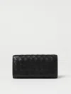 Bottega Veneta Wallet  Woman Color Black In Schwarz