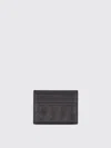 Bottega Veneta Rectangular Card Holder In Black