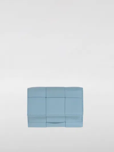 Bottega Veneta Wallet  Woman Color Gnawed Blue