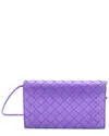 Bottega Veneta Wallet On Strap Intrecciato Nappa Mini (authentic Pre-loved)