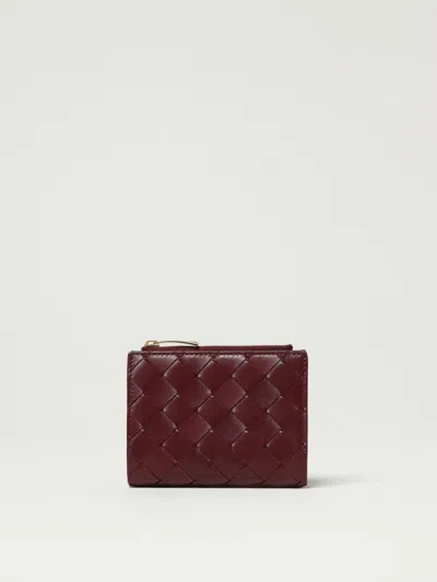 Bottega Veneta Wallet Woman Burgundy In Red