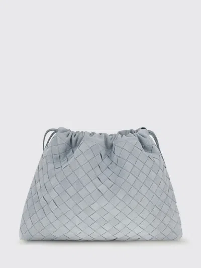 Bottega Veneta Wallet Woman Color Gold In Blue